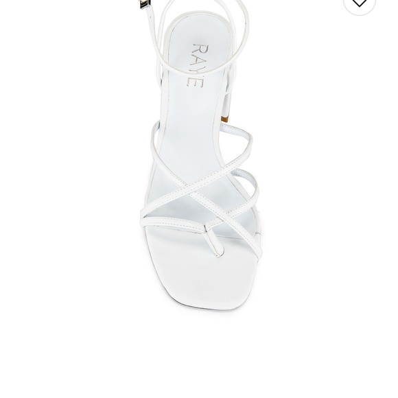 RAYE Hours Sandal in White Size 6.5 - Picture 4 of 5